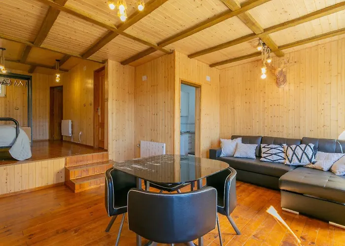 Apartamento De Madera Muy Cálido Con Buenas Vistas Y Wifi *